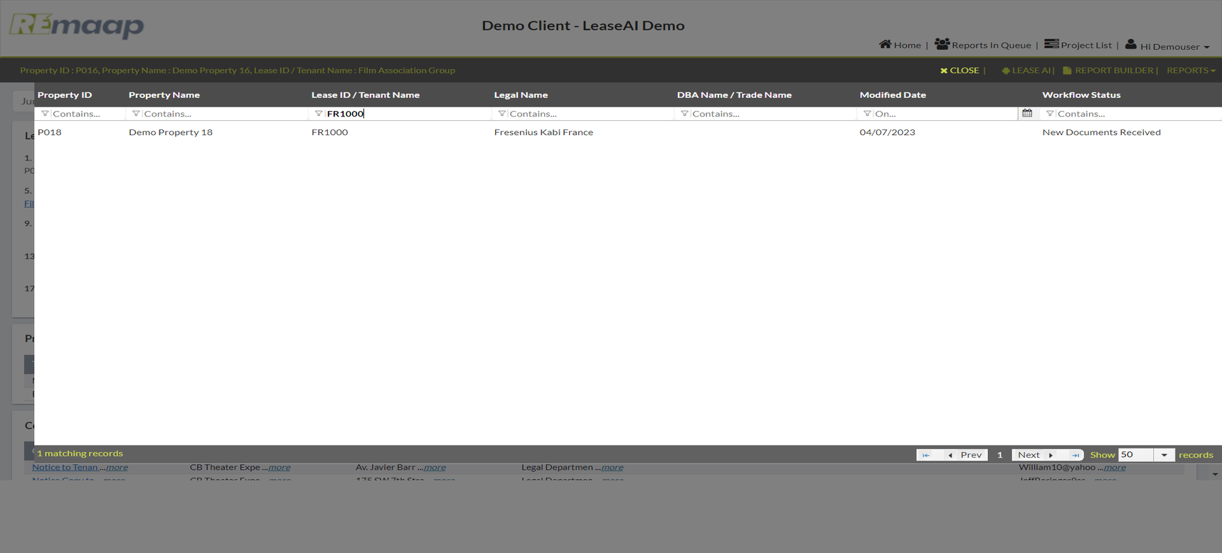 REAP - Lease summary screen5 - view attached documents
